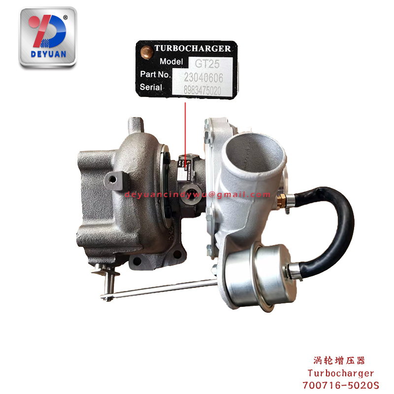 700716-5020S Turbocharger for ISUZU 4HE1